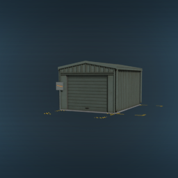 Storage Shed For Products On Pallet